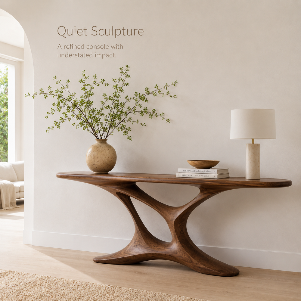 Aurelle Sculptural Console Table - Design 405 - product image 03