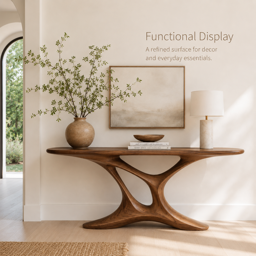 Aurelle Sculptural Console Table - Design 405 - product image 07