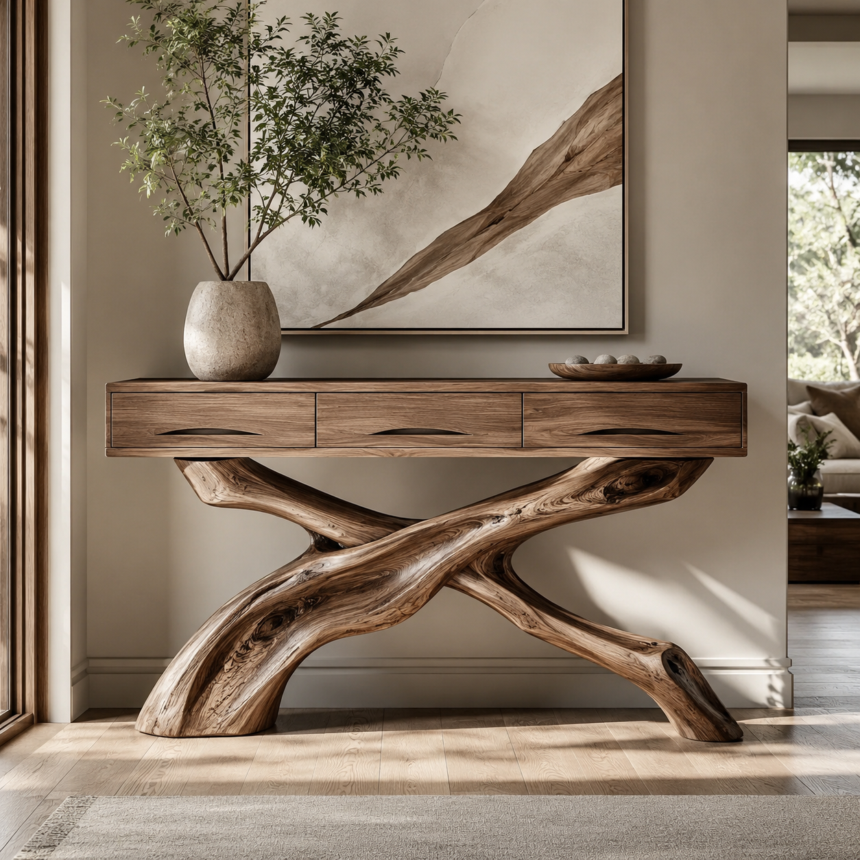 Caldera Organic Hall Console Table - Design 407 - main view