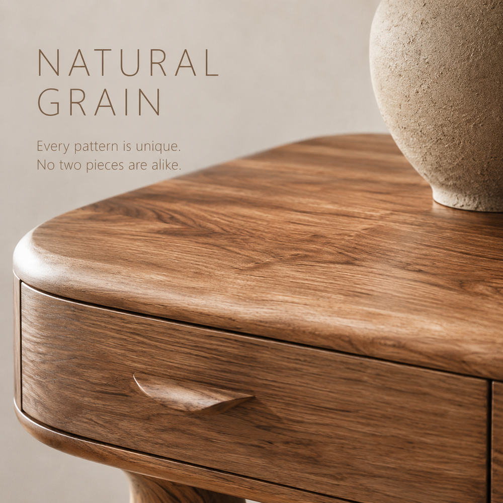Soren Rounded Wood Console Table - Design 408 - product image 05