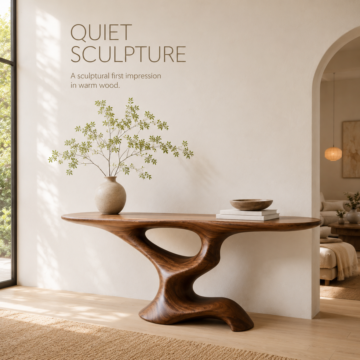 Veyra Soft Curve Console Table - Design 410 - product image 02