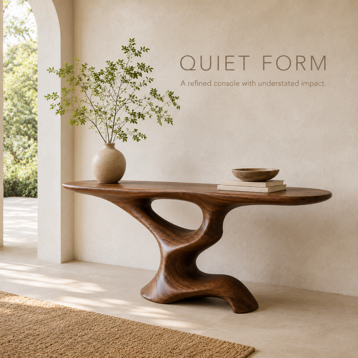 Veyra Soft Curve Console Table - Design 410 - product image 03