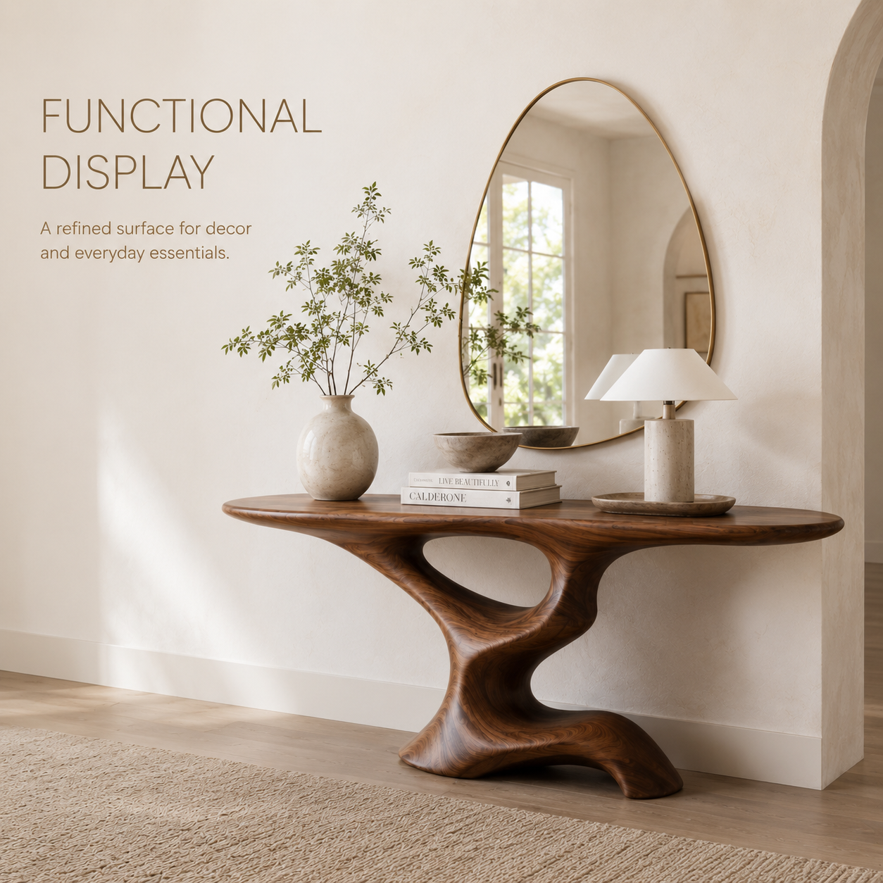 Veyra Soft Curve Console Table - Design 410 - product image 07