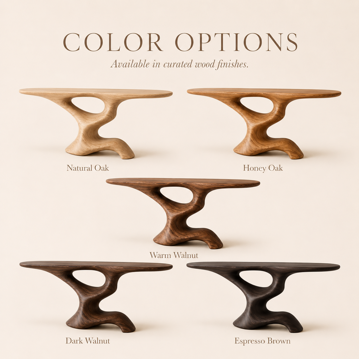 Veyra Soft Curve Console Table - Design 410 - product image 11
