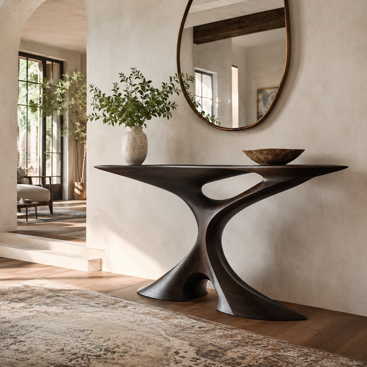 Nolan Arc Entry Console Table - Design 411 - main view