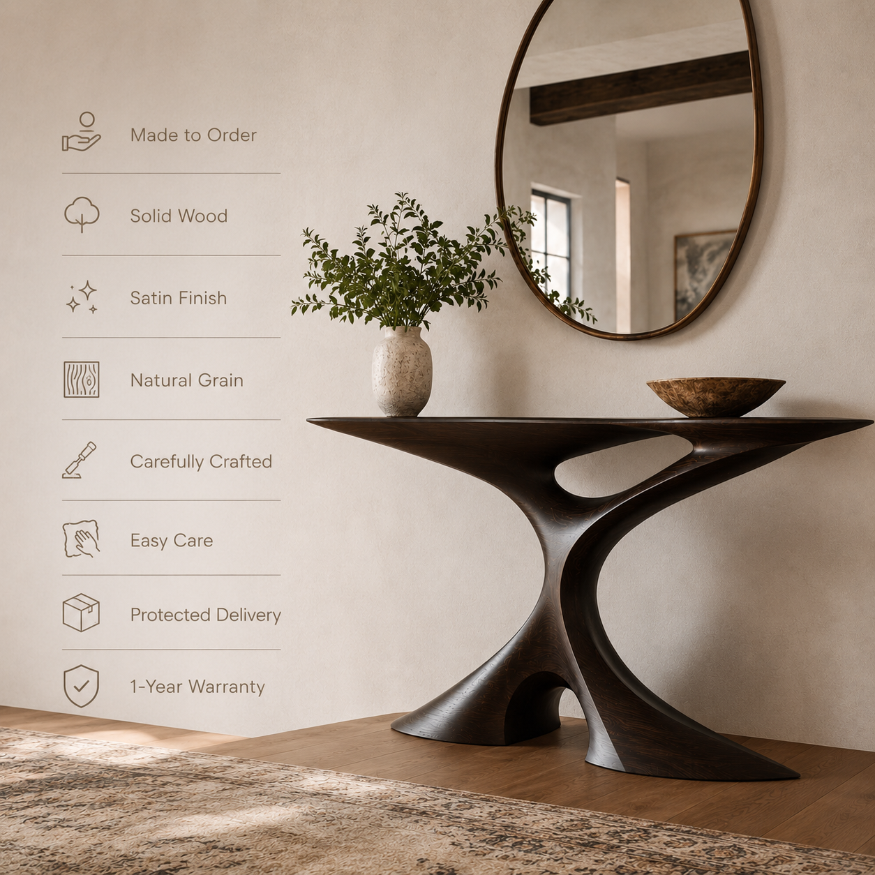 Nolan Arc Entry Console Table - Design 411 - product image 09