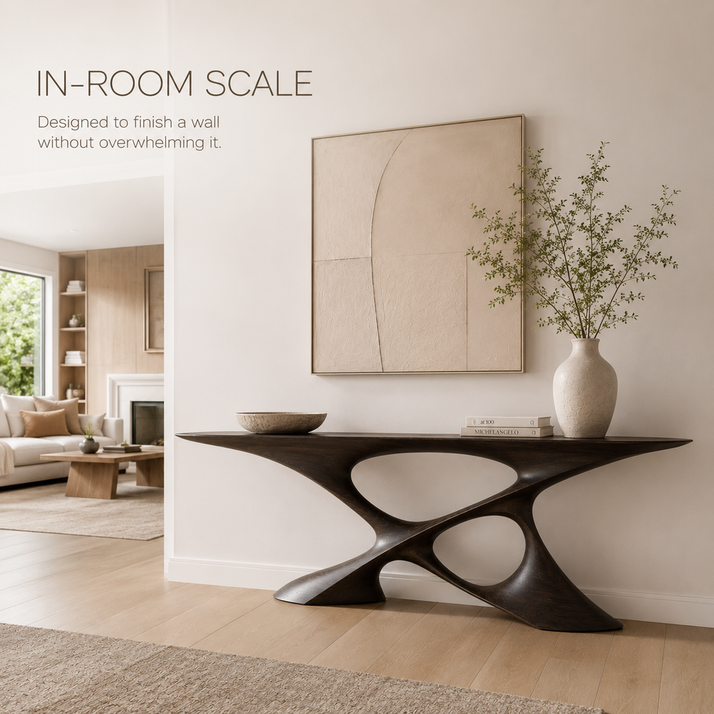 Liora Warm Walnut Console Table - Design 412 - product image 05
