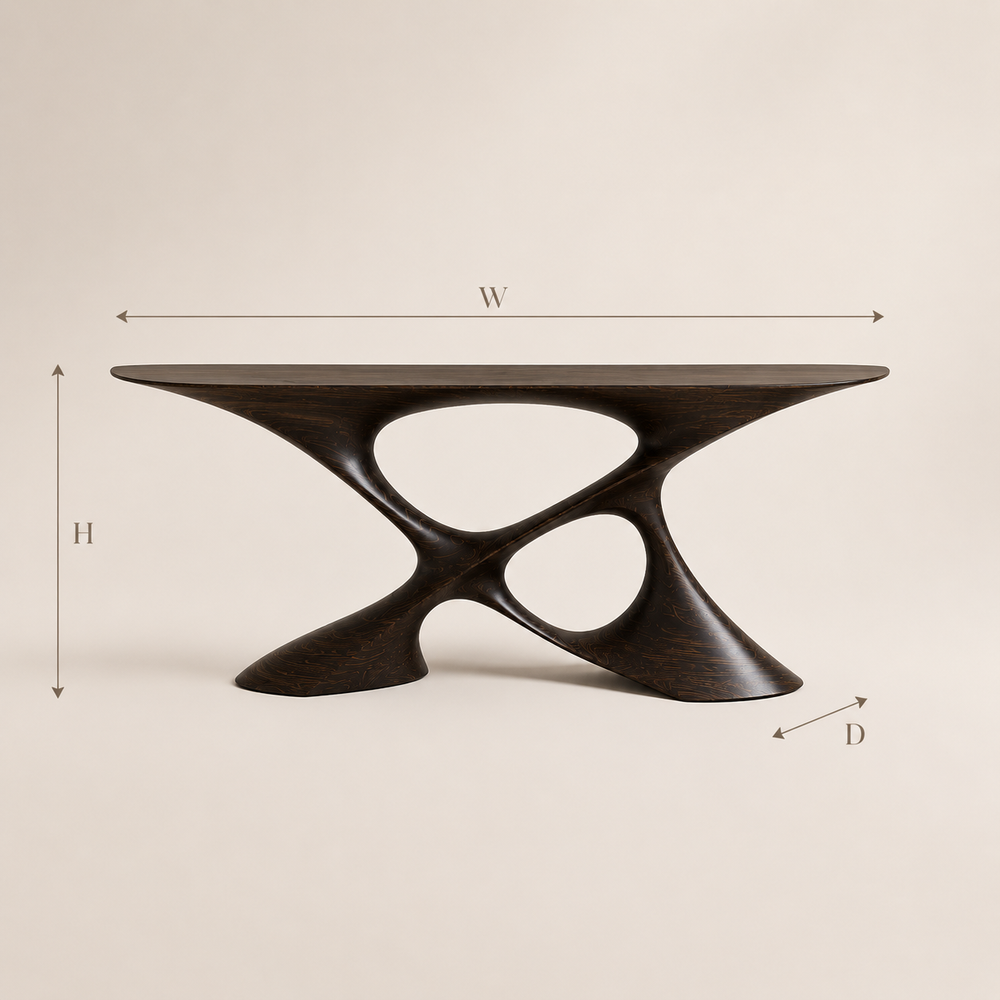 Liora Warm Walnut Console Table - Design 412 - product image 09