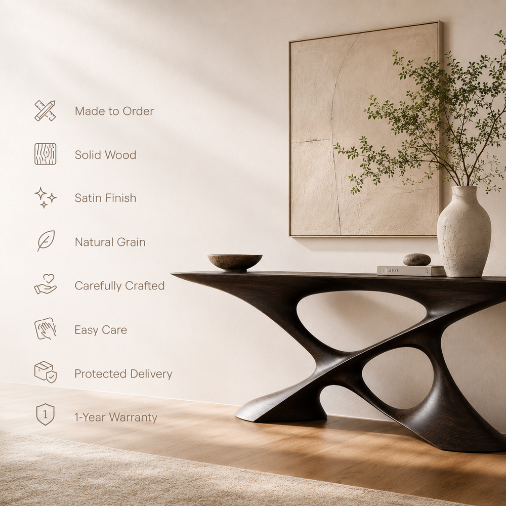 Liora Warm Walnut Console Table - Design 412 - product image 10