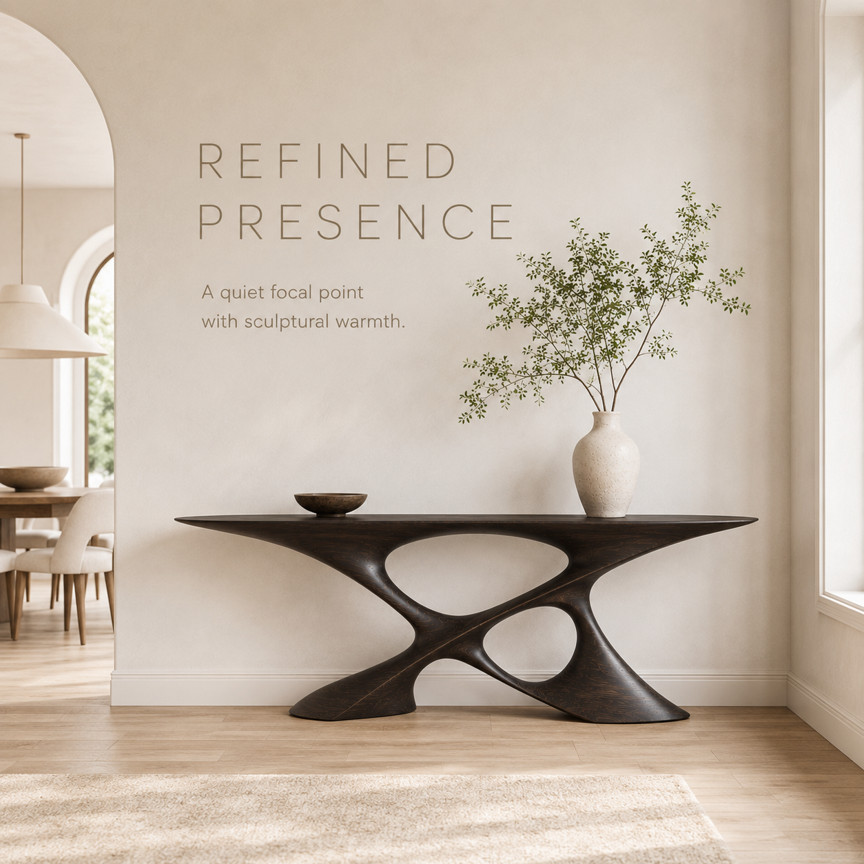 Liora Warm Walnut Console Table - Design 412 - product image 11