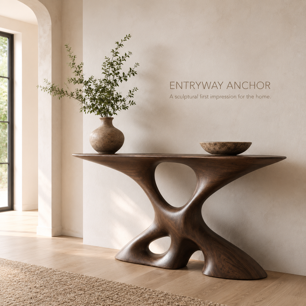 Brielle Sculpted Hall Console Table - Design 414 - product image 03