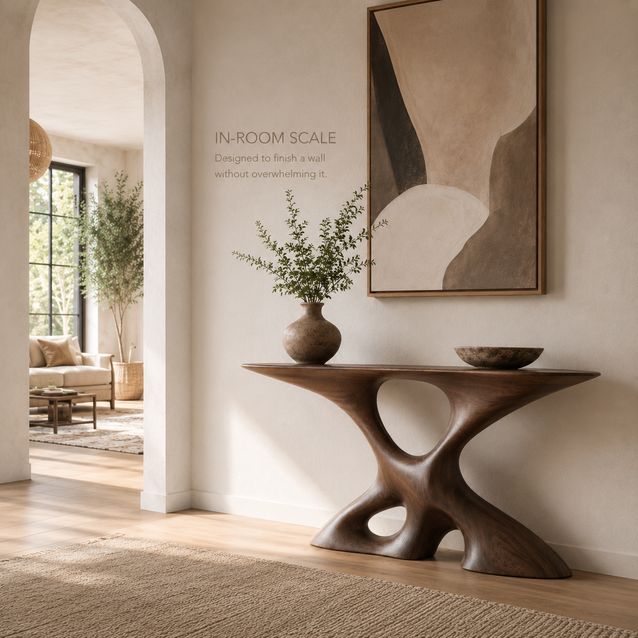 Brielle Sculpted Hall Console Table - Design 414 - product image 05
