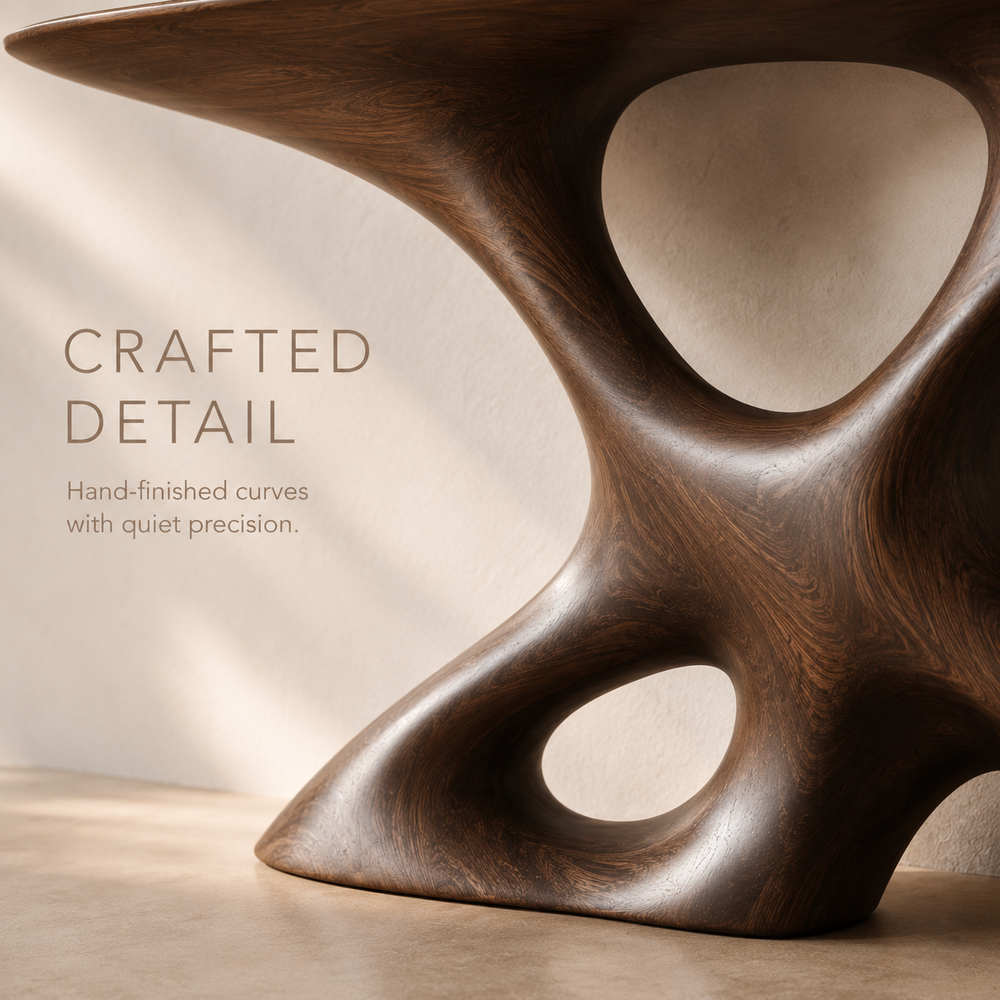 Brielle Sculpted Hall Console Table - Design 414 - product image 07