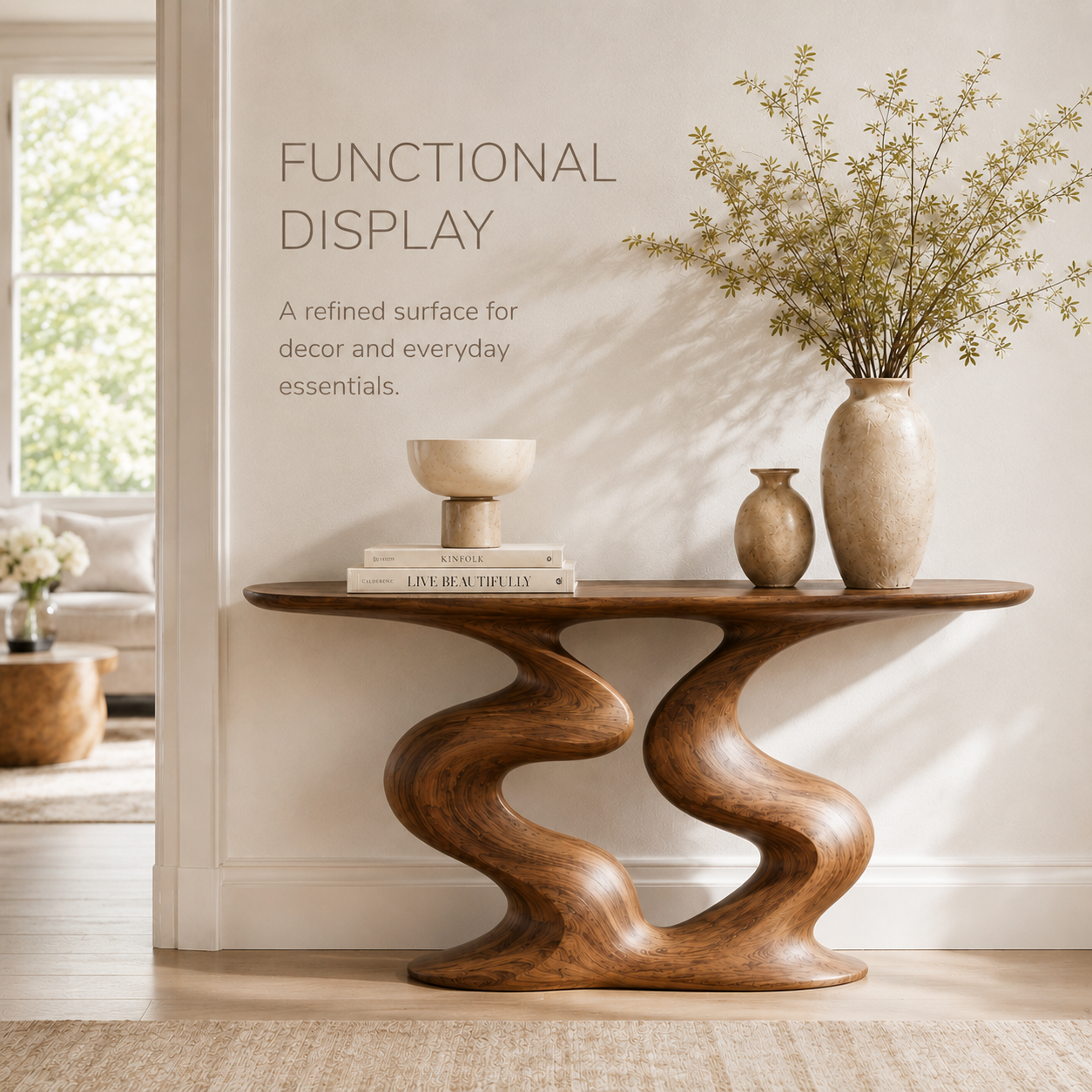 Orin Organic Modern Console Table - Design 415 - product image 09