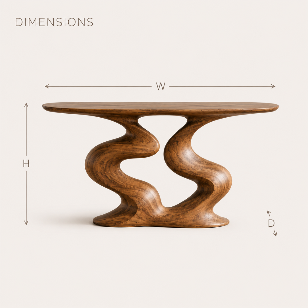 Orin Organic Modern Console Table - Design 415 - product image 10
