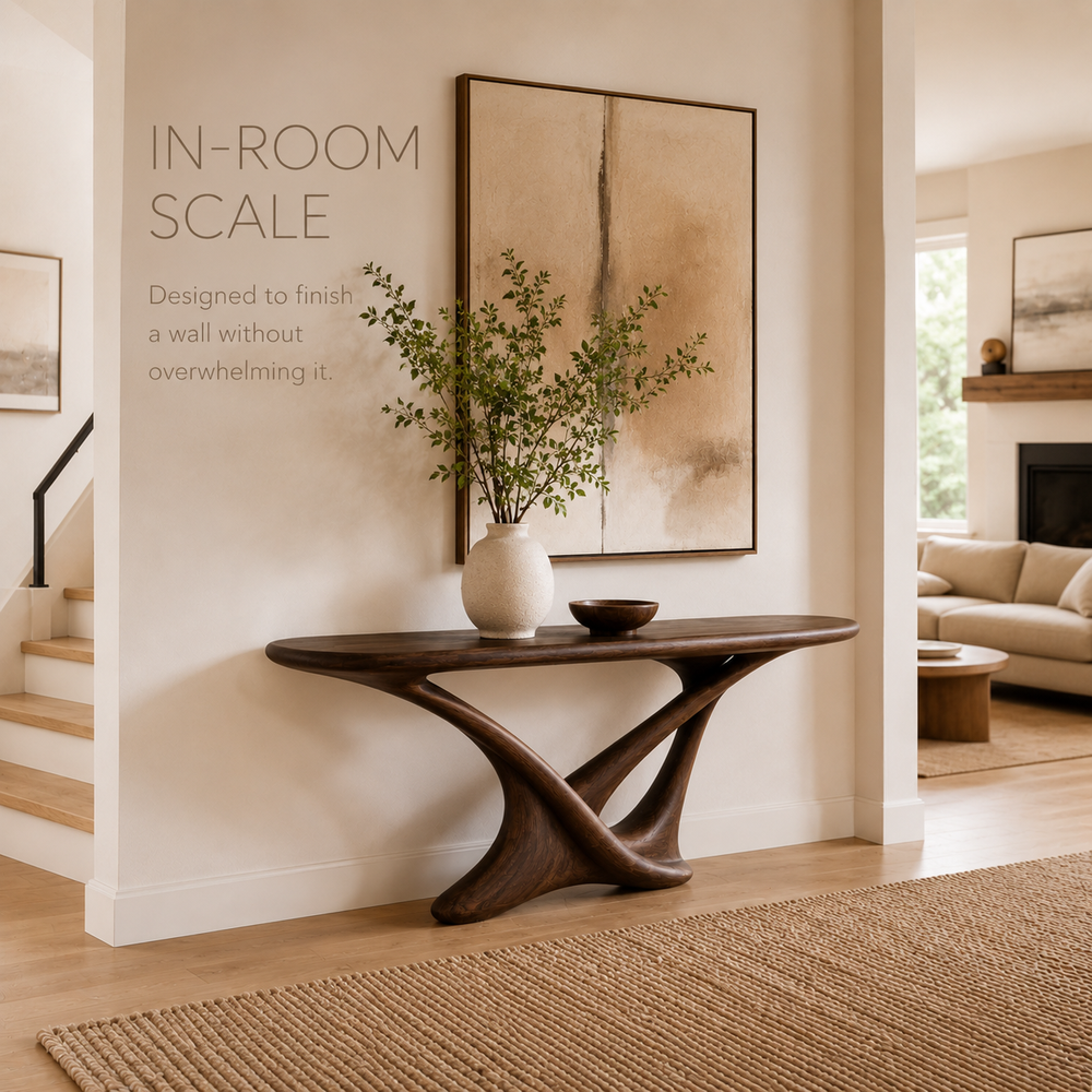 Selene Rounded Foyer Console Table - Design 416 - product image 02
