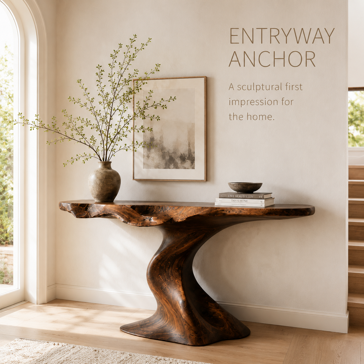 Mira Flow Wood Console Table - Design 418 - product image 03