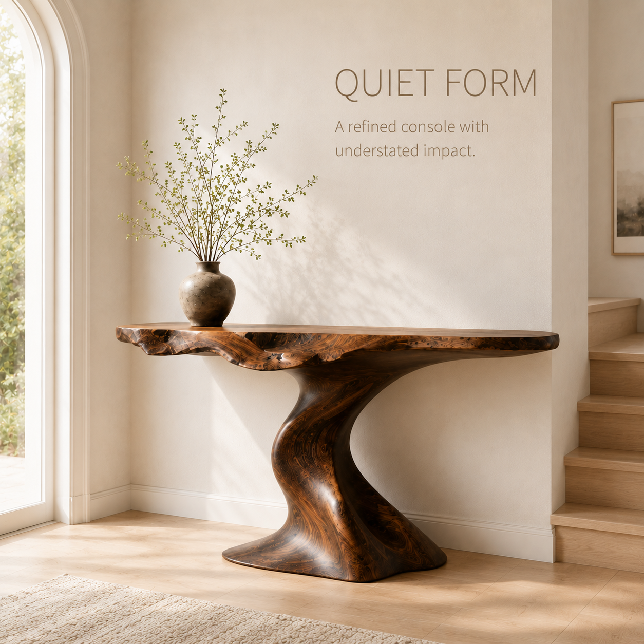 Mira Flow Wood Console Table - Design 418 - product image 04
