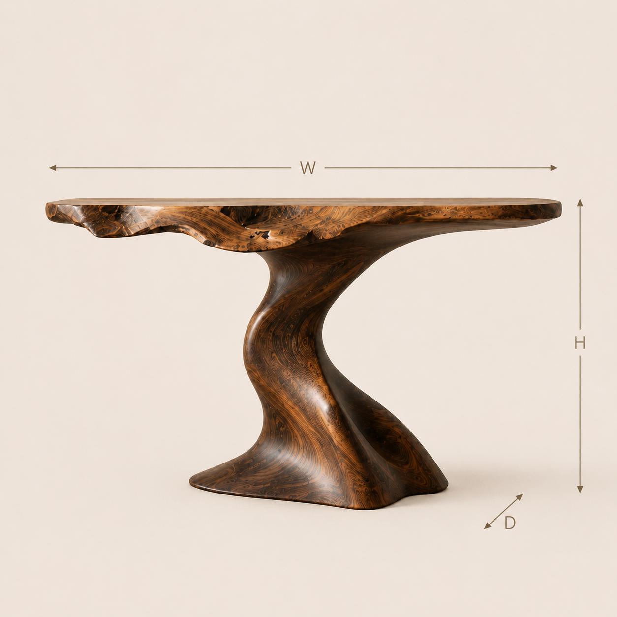 Mira Flow Wood Console Table - Design 418 - product image 09