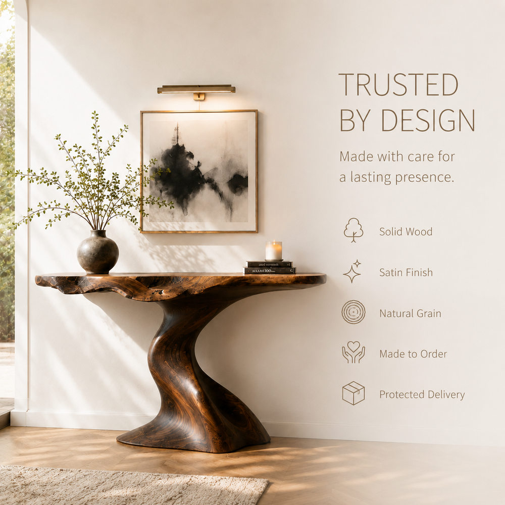 Mira Flow Wood Console Table - Design 418 - product image 10