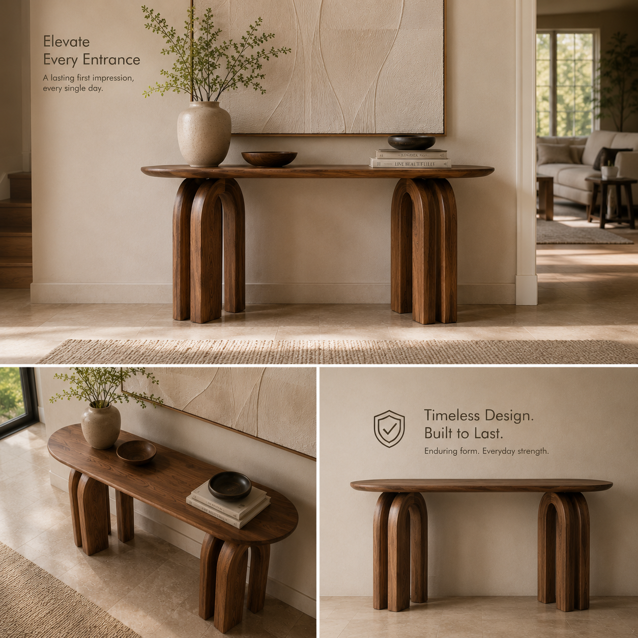 Talia Soft Edge Console Table - Design 419 - product image 02