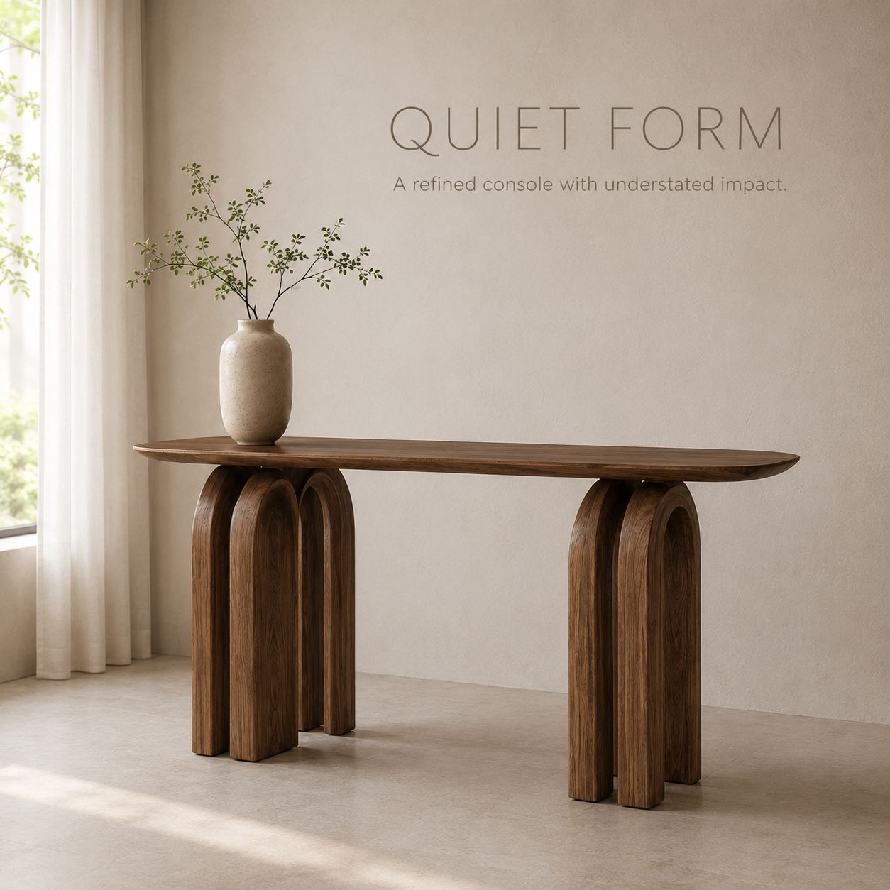 Talia Soft Edge Console Table - Design 419 - product image 06