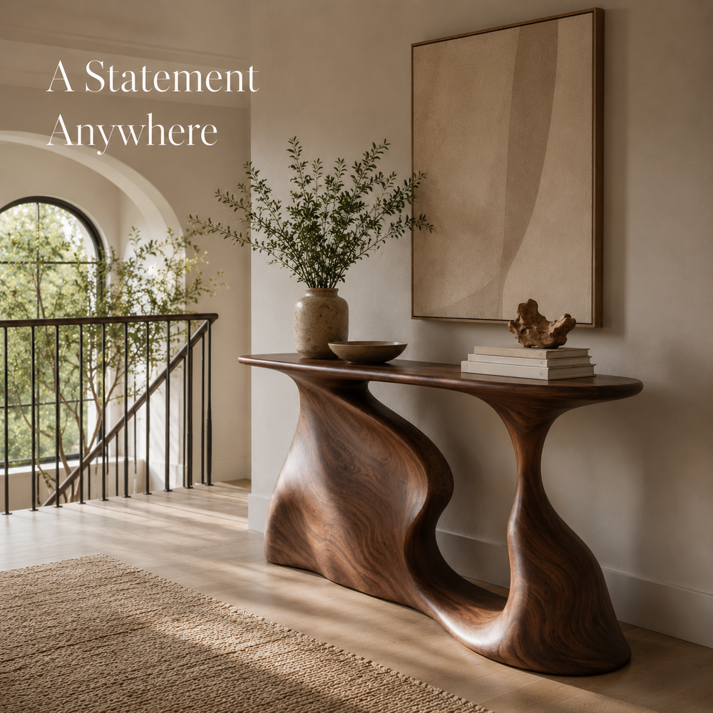 Vale Sculptural Entry Console Table - Design 420 - product image 05