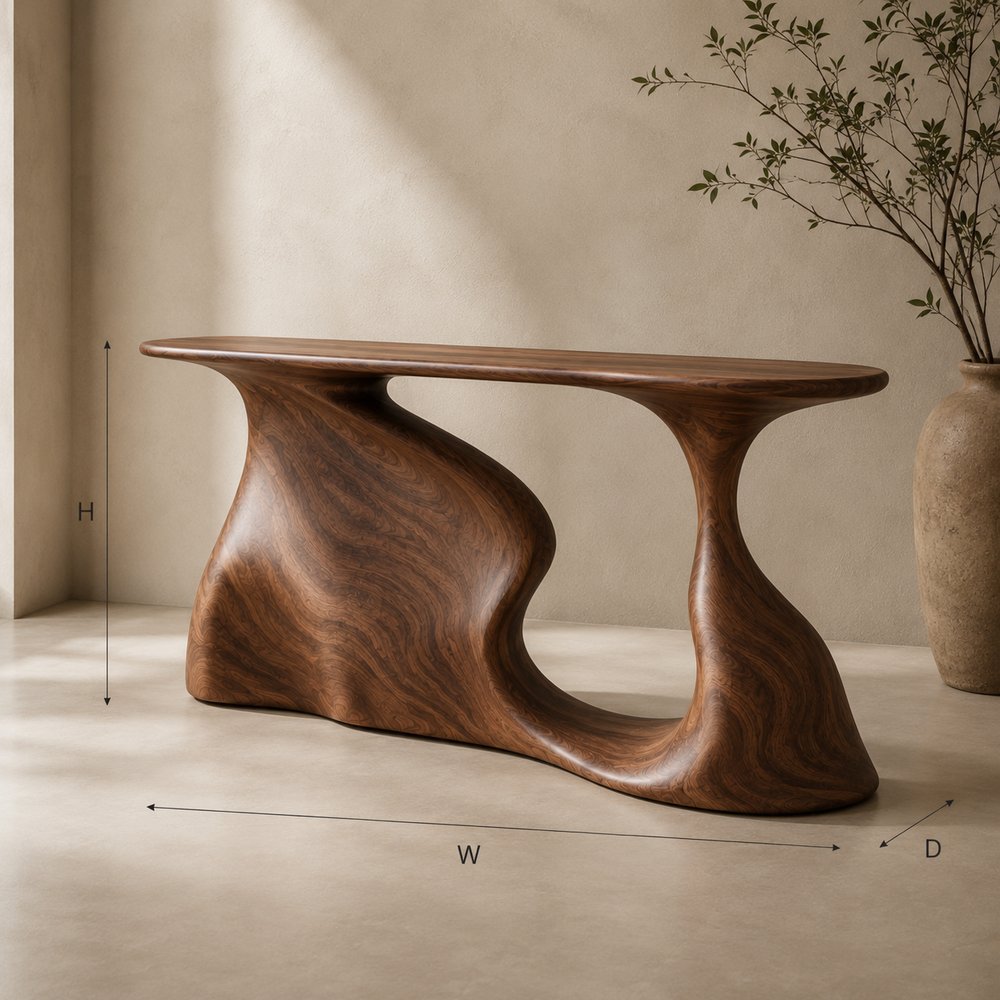Vale Sculptural Entry Console Table - Design 420 - product image 11