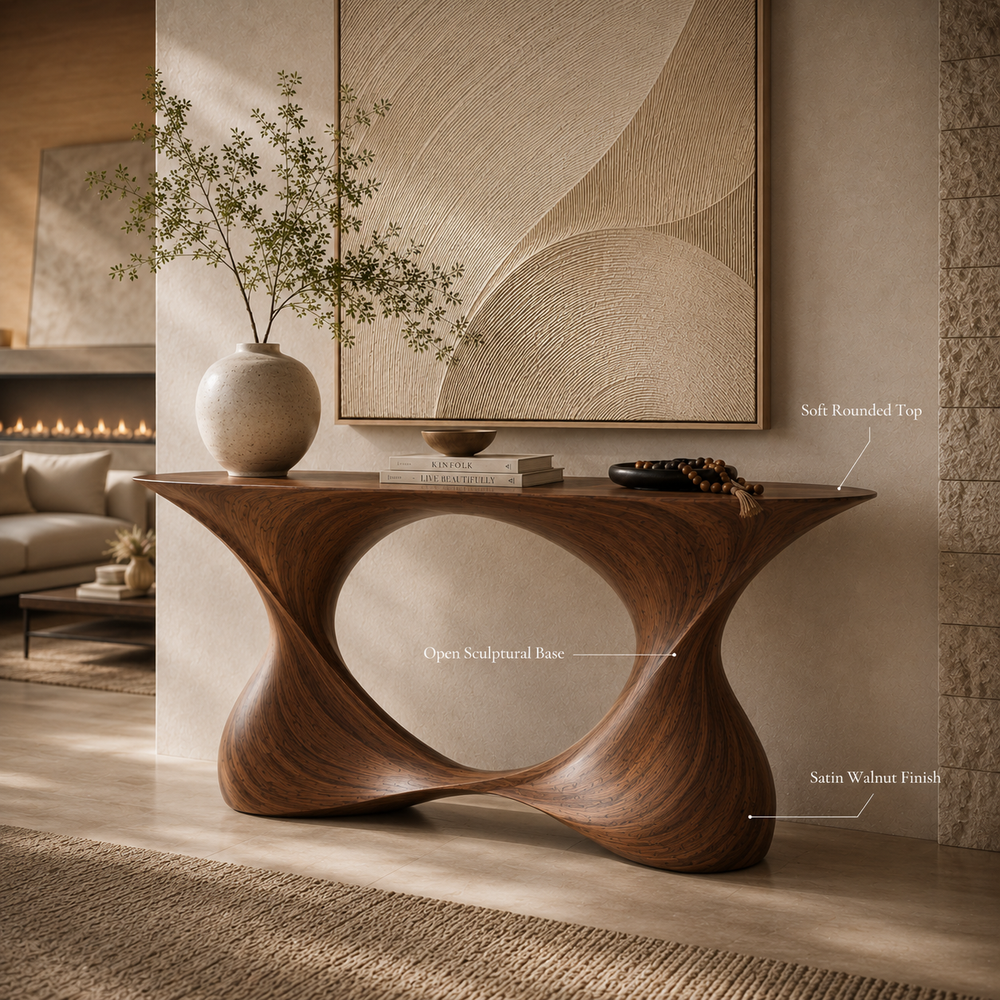 Celine Warm Modern Console Table - Design 422 - product image 04