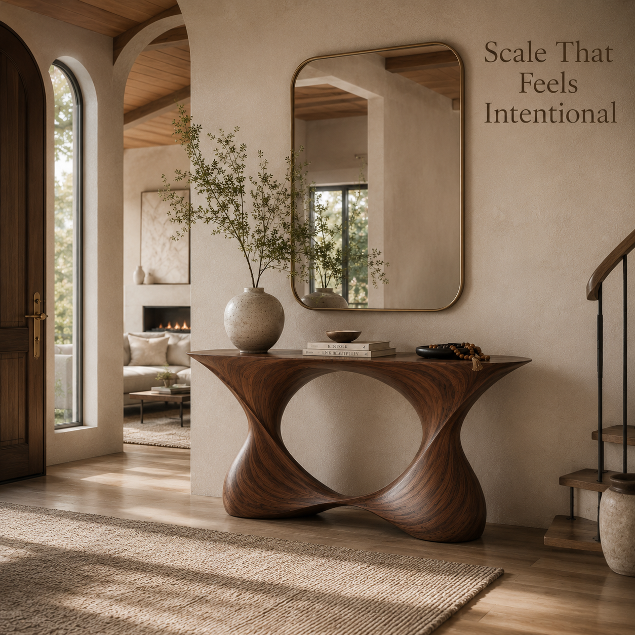 Celine Warm Modern Console Table - Design 422 - product image 05