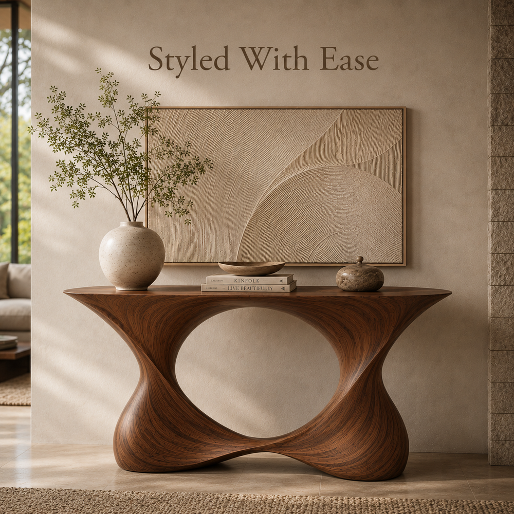 Celine Warm Modern Console Table - Design 422 - product image 06
