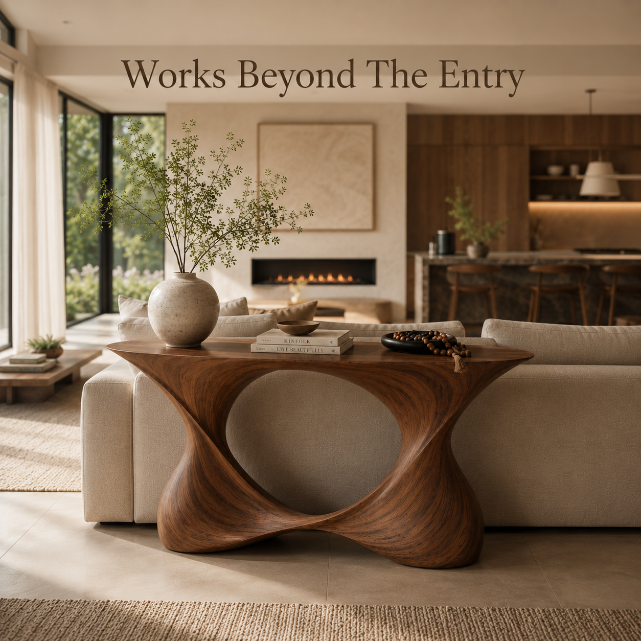Celine Warm Modern Console Table - Design 422 - product image 07