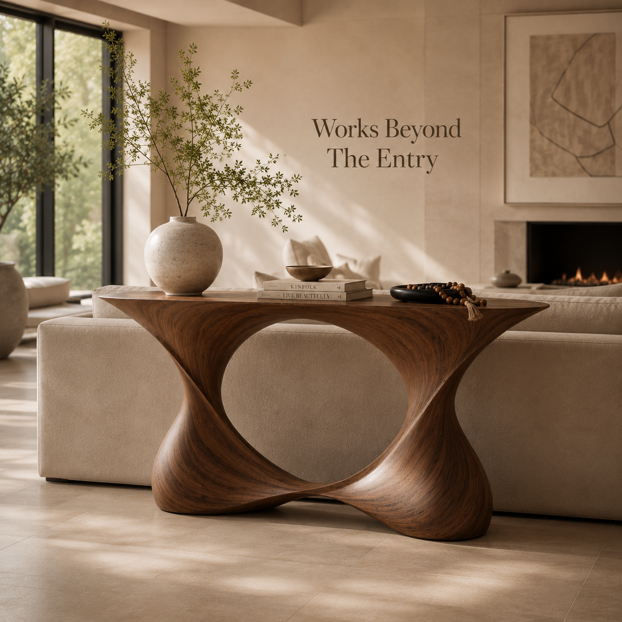 Celine Warm Modern Console Table - Design 422 - product image 11
