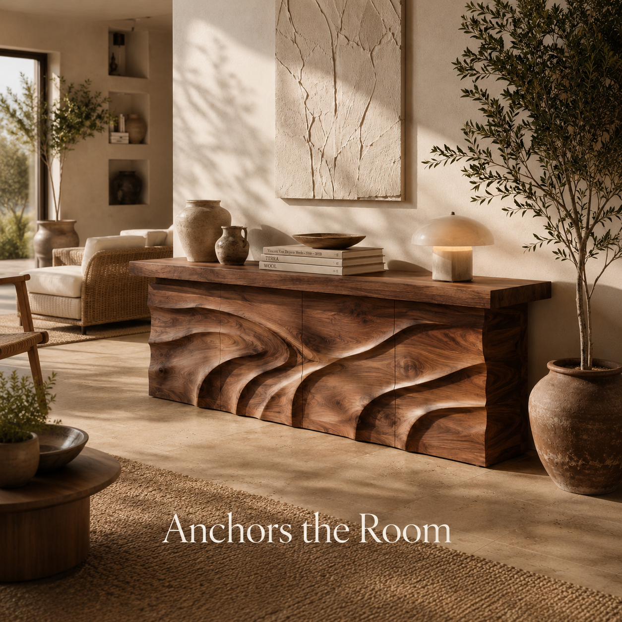 Aurelle Sculptural Console Table - Design 425 - product image 03