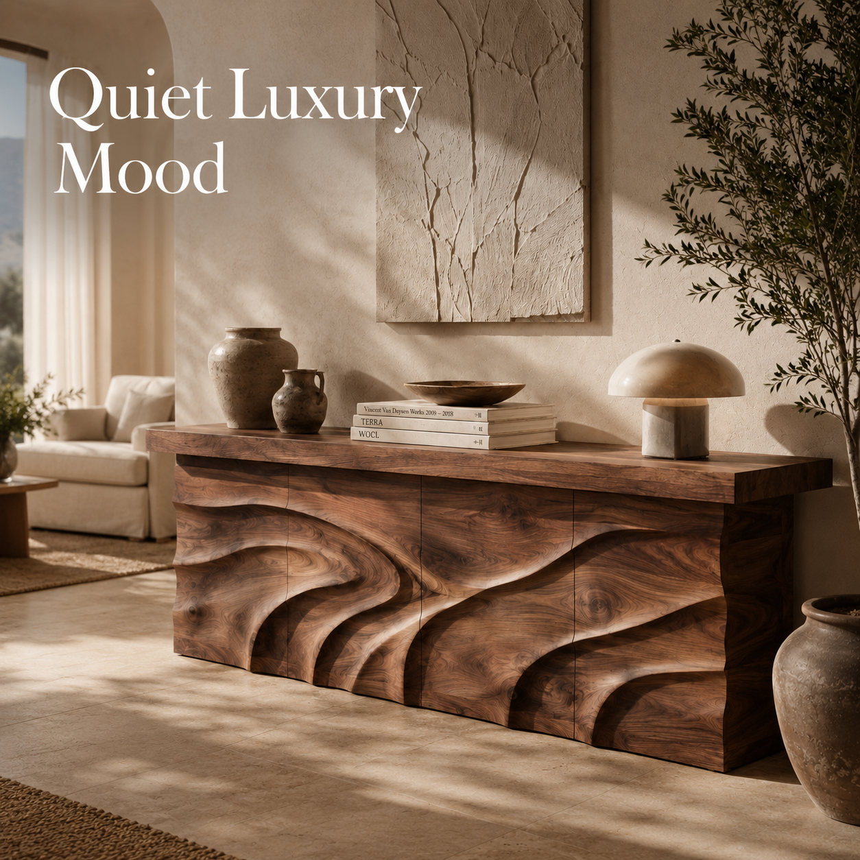 Aurelle Sculptural Console Table - Design 425 - product image 09