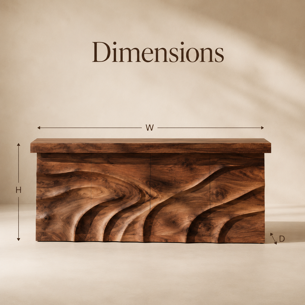 Aurelle Sculptural Console Table - Design 425 - product image 10