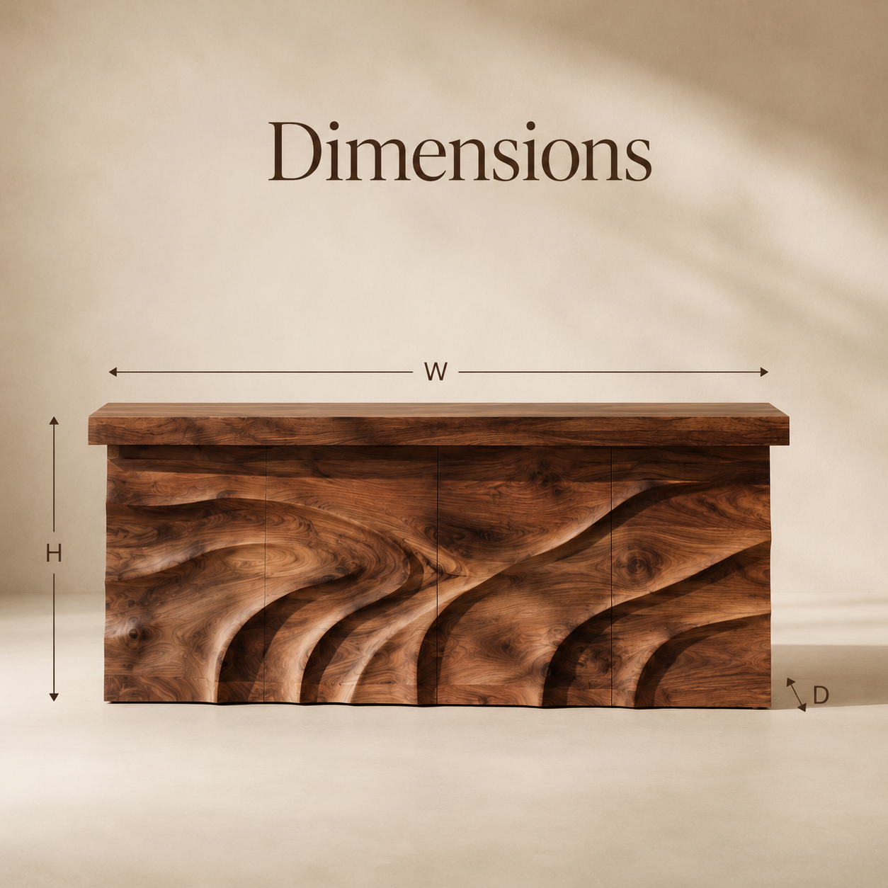 Aurelle Sculptural Console Table - Design 425 - product image 10