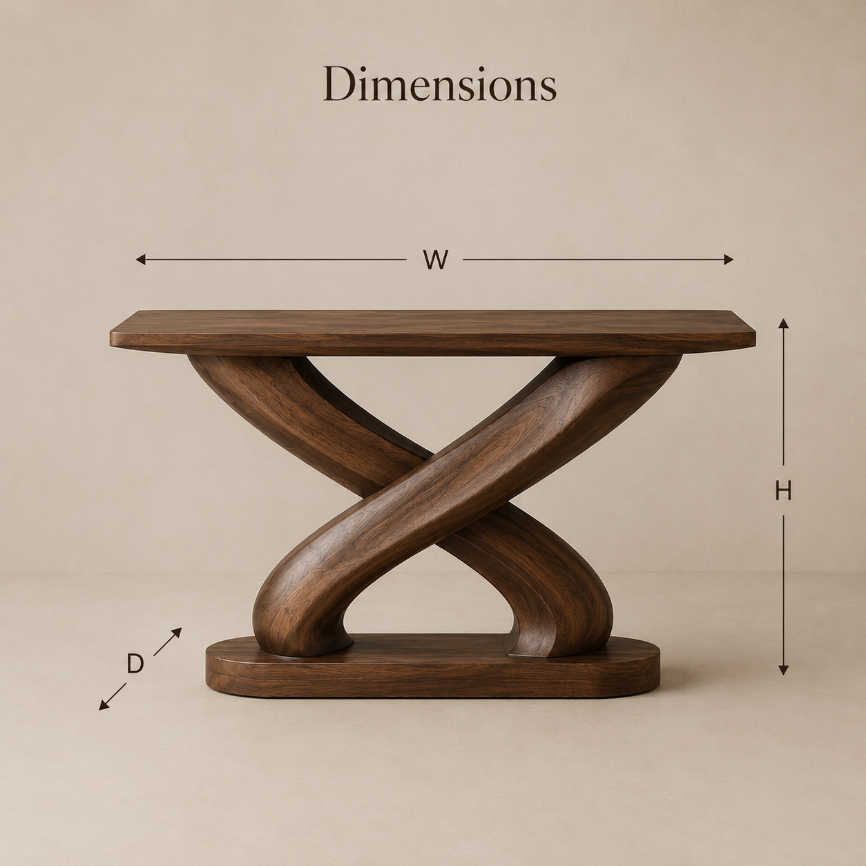 Caldera Organic Hall Console Table - Design 427 - product image 10