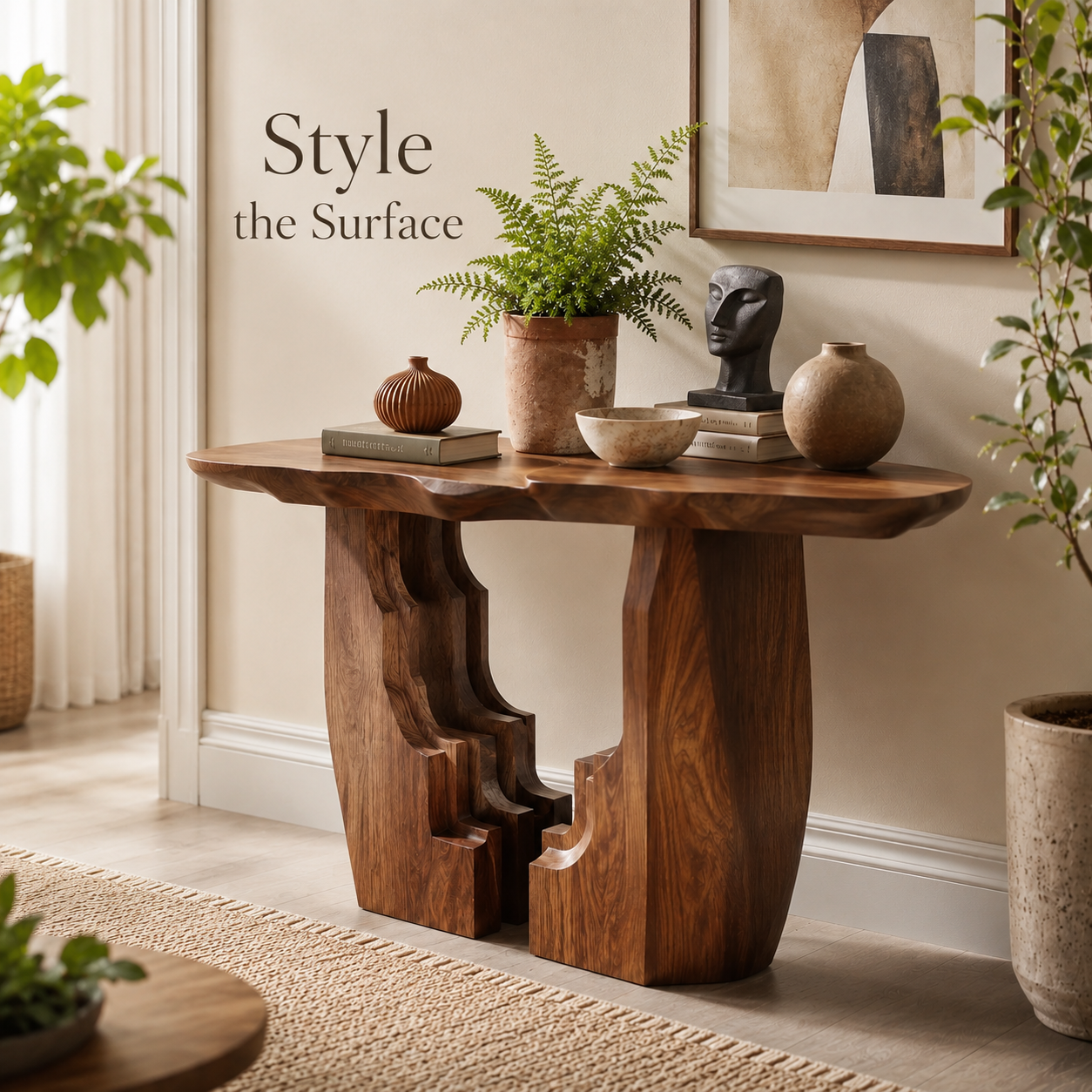 Veyra Soft Curve Console Table - Design 430 - product image 07