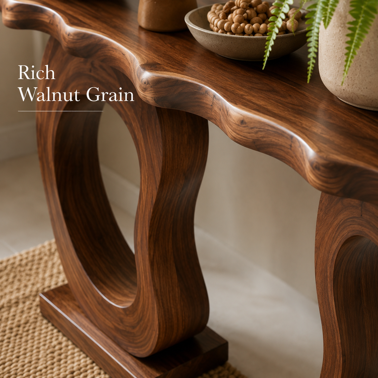Liora Warm Walnut Console Table - Design 432 - product image 04