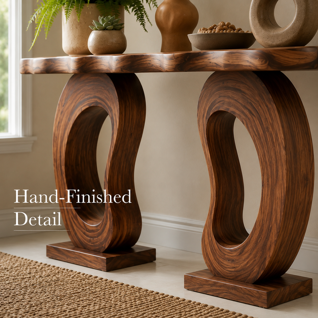 Liora Warm Walnut Console Table - Design 432 - product image 05