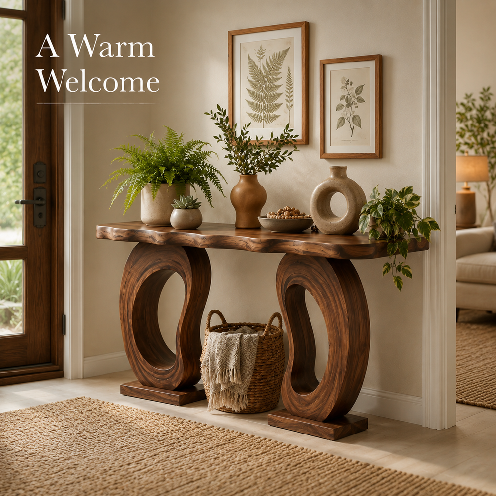 Liora Warm Walnut Console Table - Design 432 - product image 08