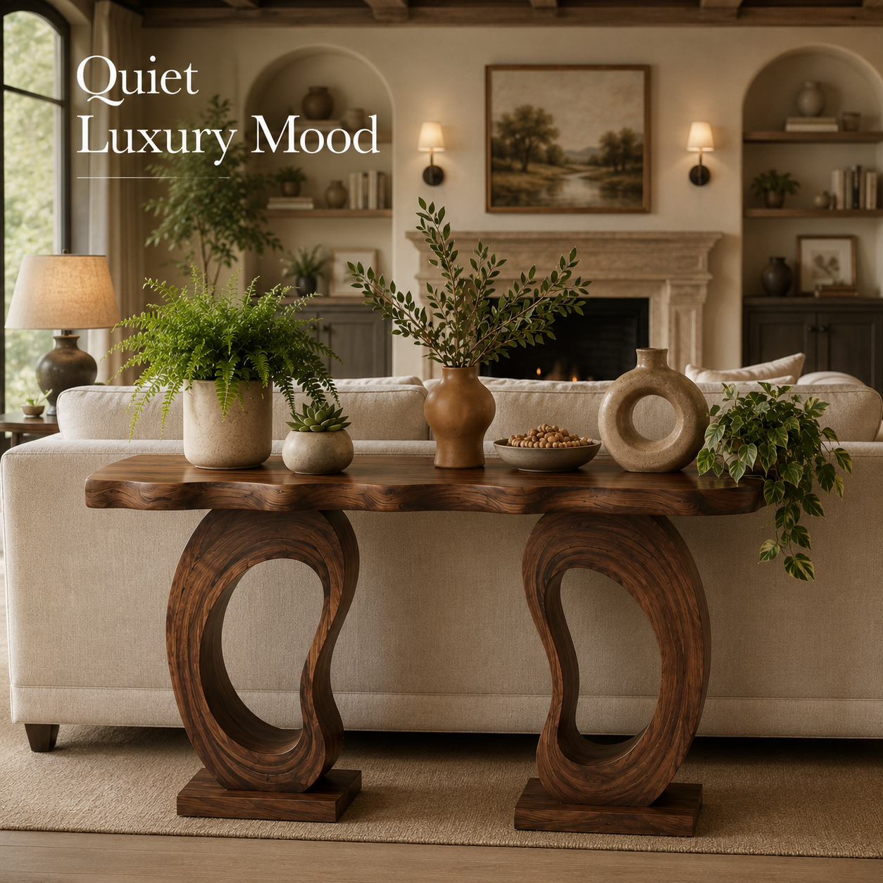 Liora Warm Walnut Console Table - Design 432 - product image 09