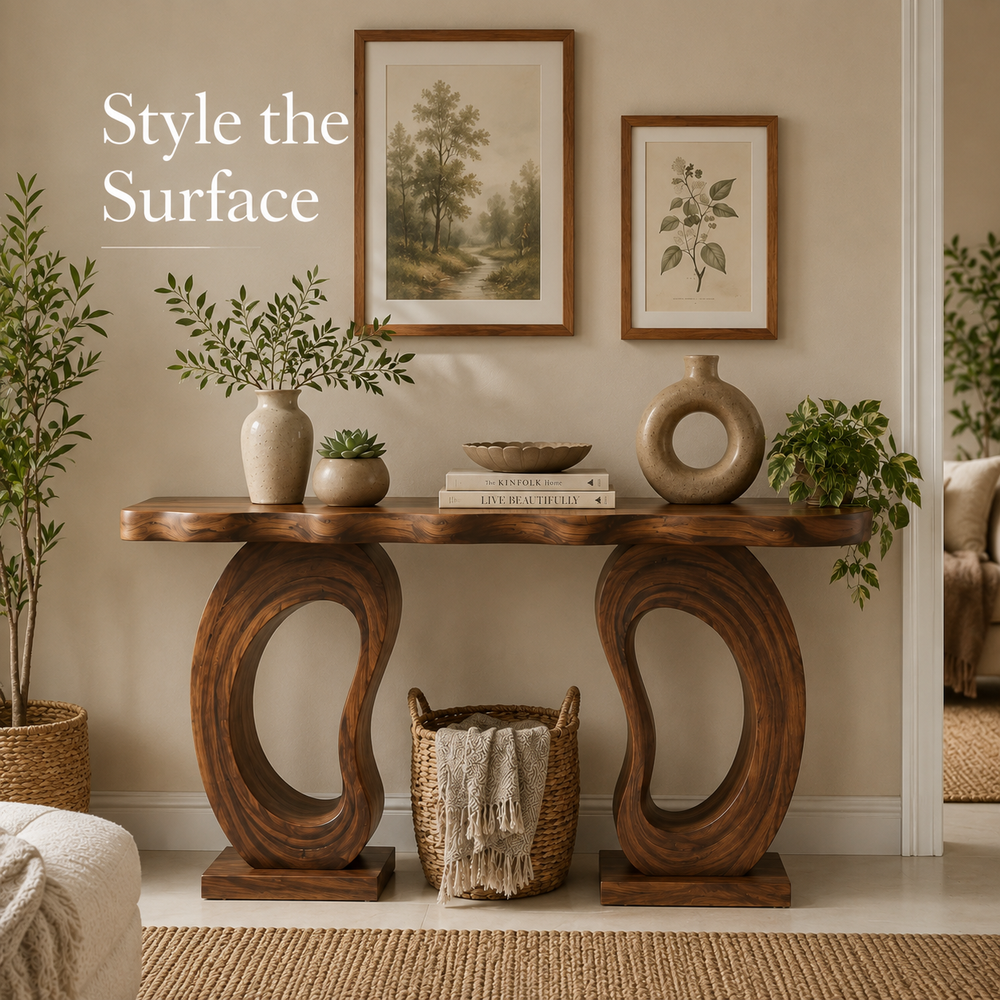 Liora Warm Walnut Console Table - Design 432 - product image 10