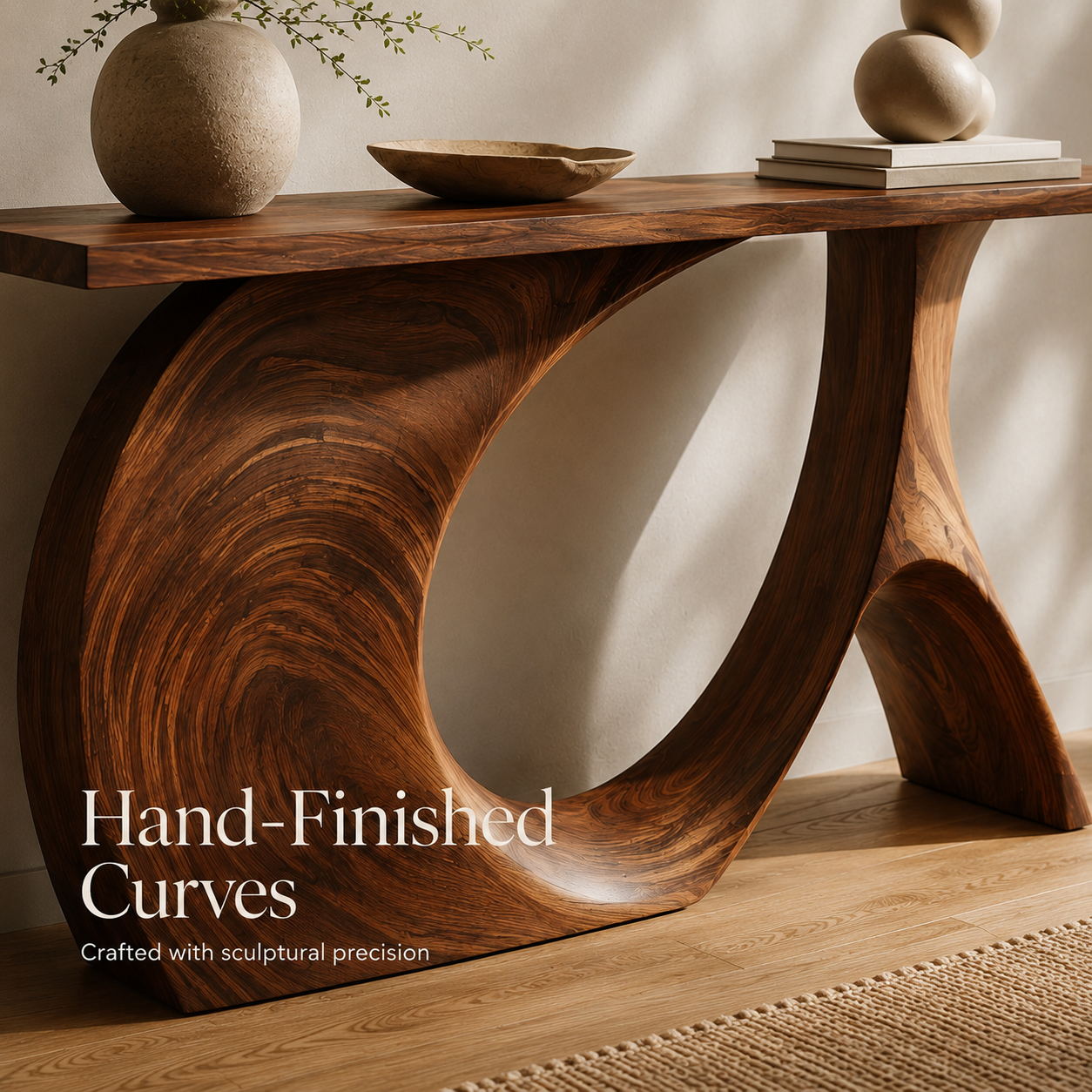 Brielle Sculpted Hall Console Table - Design 434 - product image 05