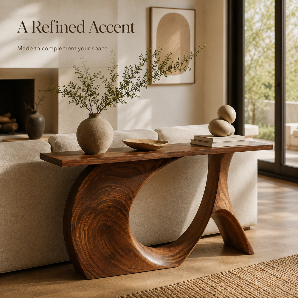 Brielle Sculpted Hall Console Table - Design 434 - product image 10