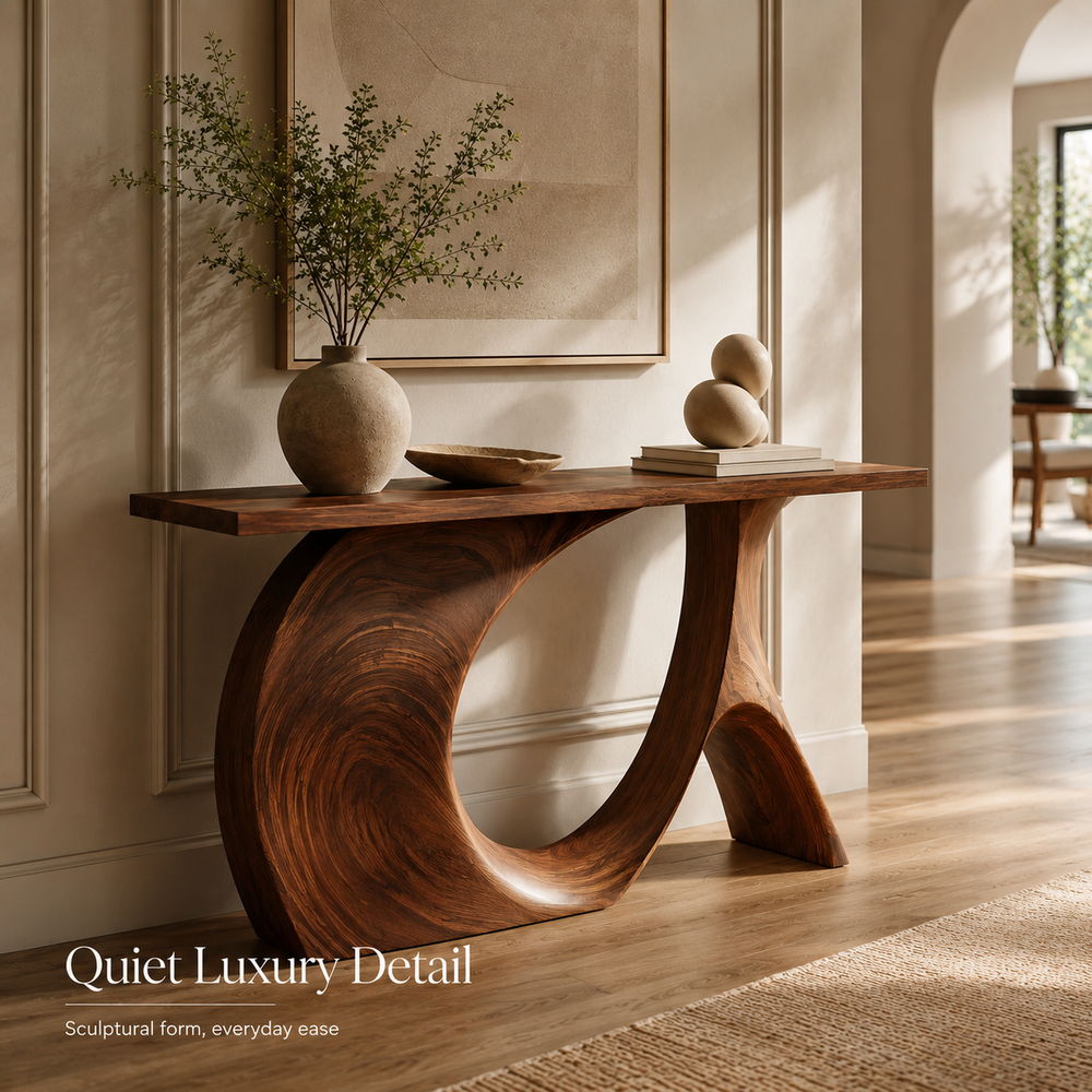 Brielle Sculpted Hall Console Table - Design 434 - product image 11