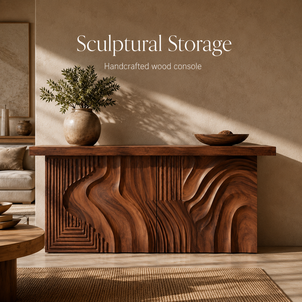 Orin Organic Modern Console Table - Design 435 - product image 02