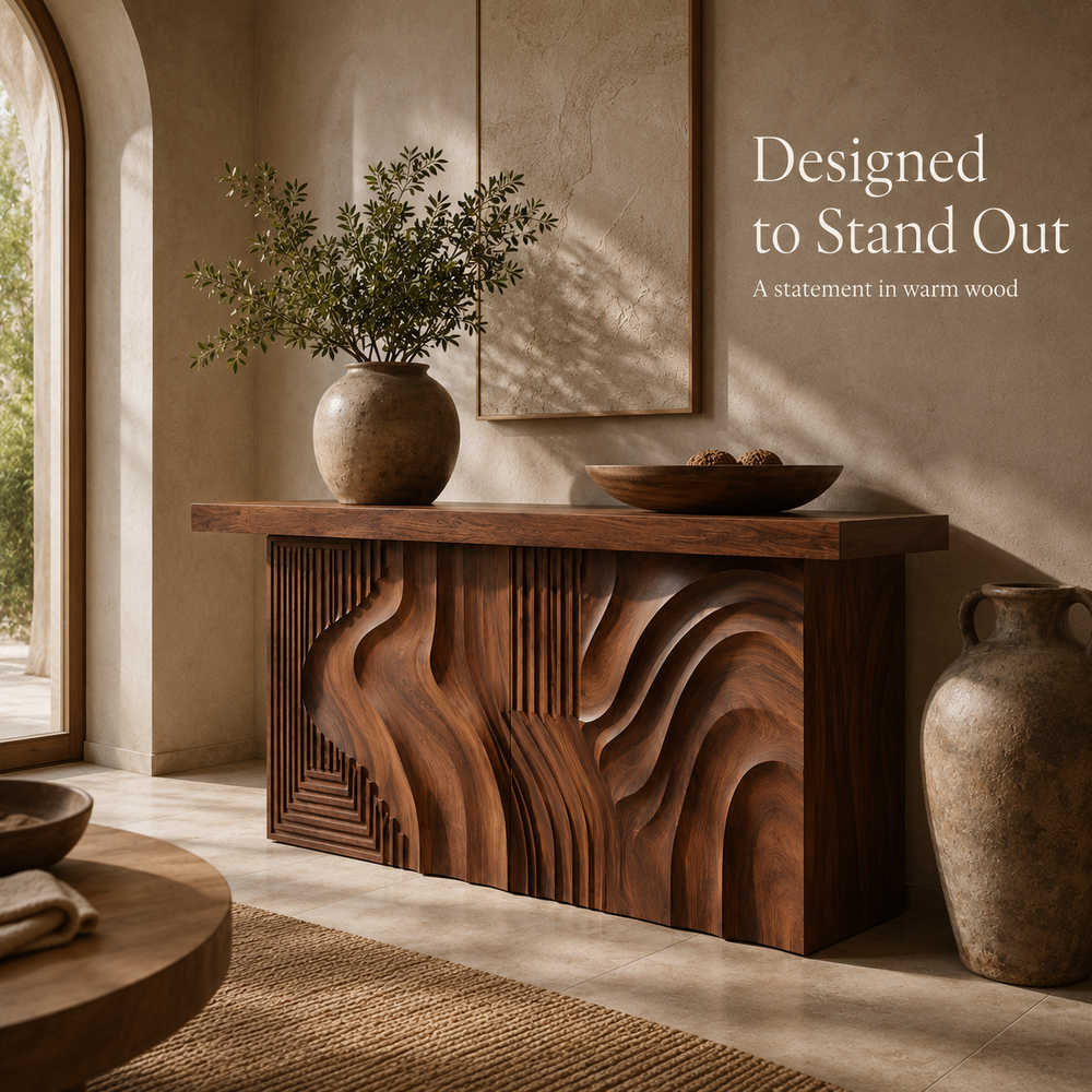 Orin Organic Modern Console Table - Design 435 - product image 03