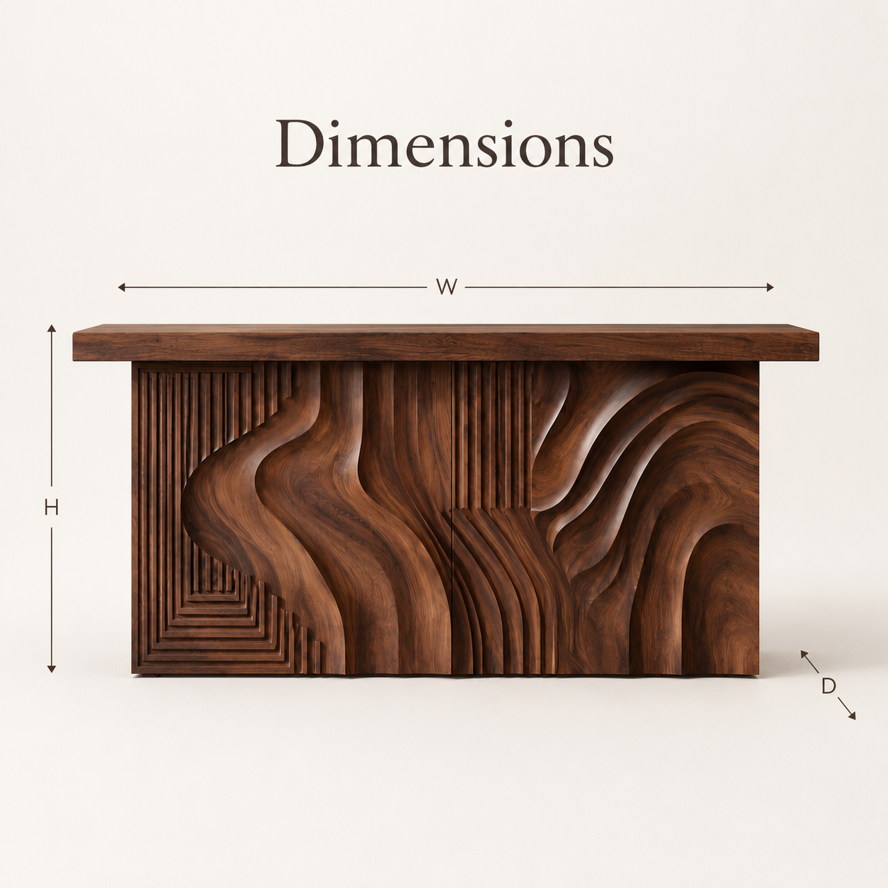 Orin Organic Modern Console Table - Design 435 - product image 10